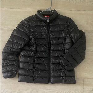 Aqua Black Puffer jacket